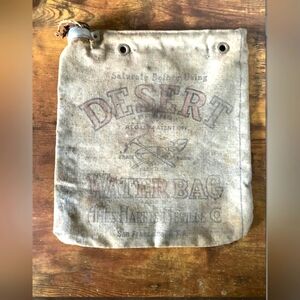 Antique Desert Water Bag From The 1930's. Rare Find!